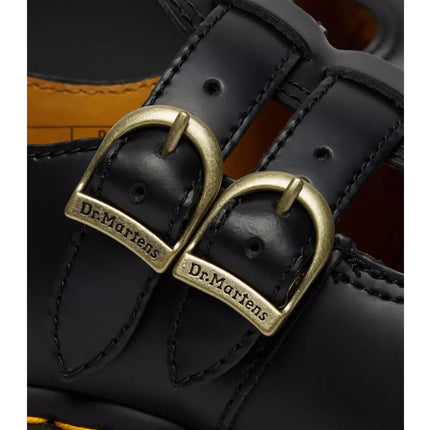 Dr. Martens Women's 8065 Smooth Leather Mary Jane Shoes Black