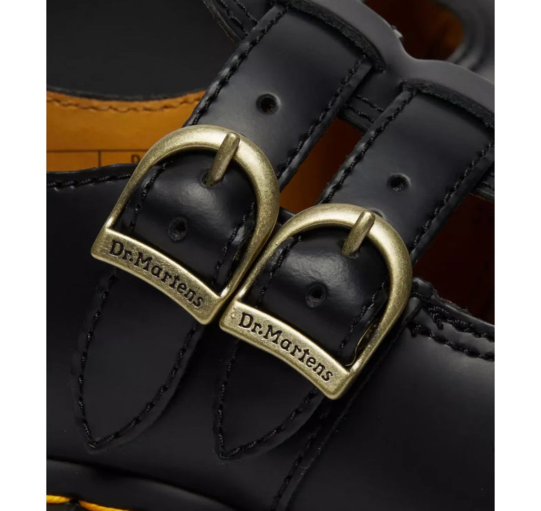 Dr. Martens Women's 8065 Smooth Leather Mary Jane Shoes Black