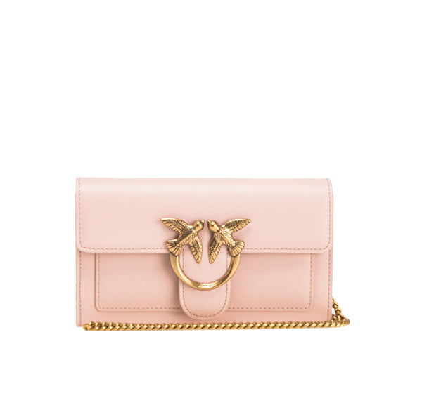 Pinko Women's Love Bag One Wallet Simply Dusty Pink