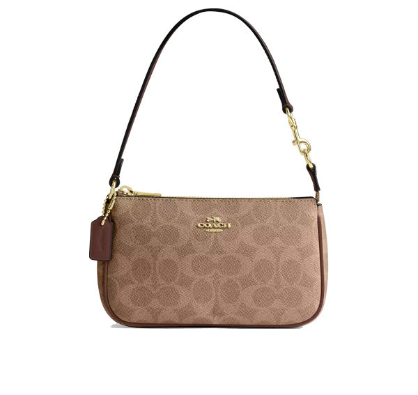 Coach Women's Nolita 19 In Signature Canvas Gold/Tan/Brown