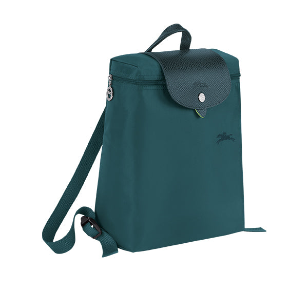 Longchamp Women's Le Pliage Green M Backpack Peacock