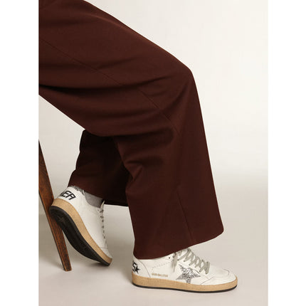 Golden Goose Women's Ball Star Sneakers White Silver Star