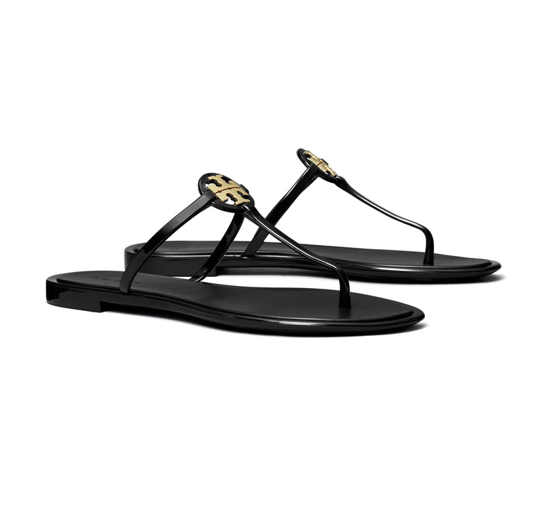 Tory Burch Women's Mini Miller Jelly Sandal Perfect Black/Gold