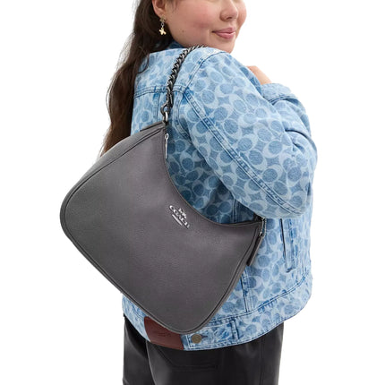 Coach Women's Chunky Chain Shoulder Strap Gunmetal