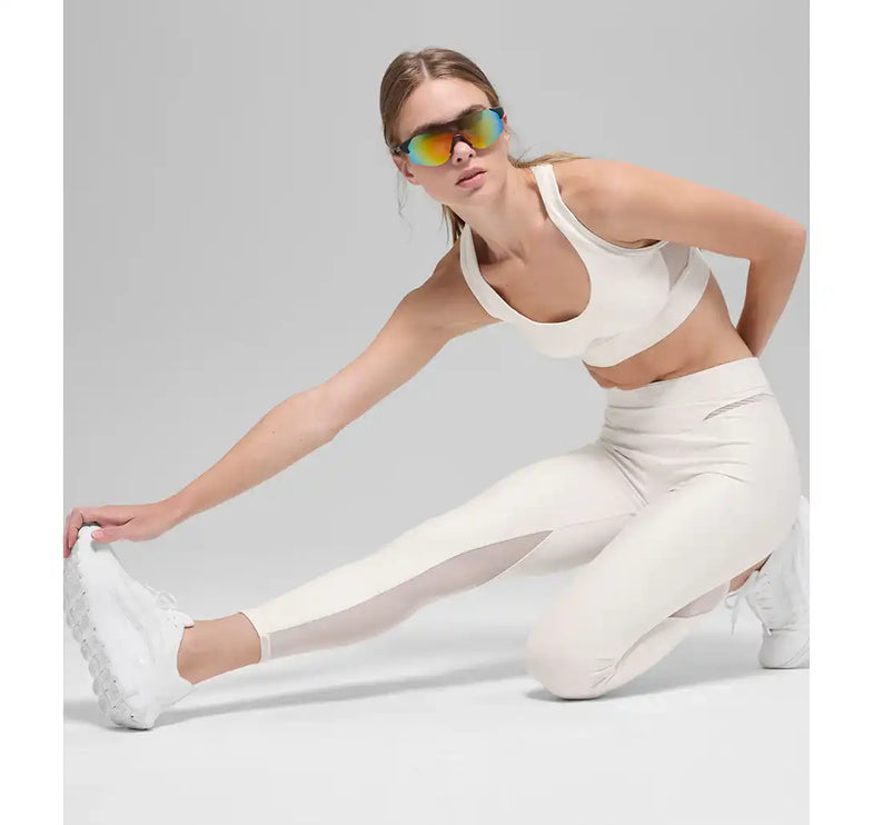 alo Women's Airlift High-Waist 7/8 Rebel Legging Ivory