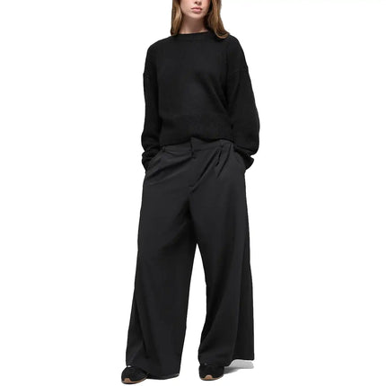 alo Women's High-Waist Dreamscape Trouser (Short) Black