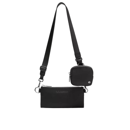 lululemon Unisex Dual-Pouch Sling Black