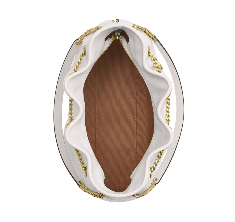 Coach Women's Evelyn Shoulder Bag Gold/Chalk