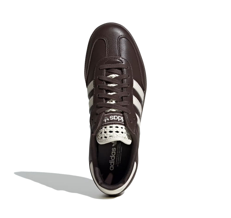 Adidas Women's Samba OG Shoes Aurora Coffee/Off White/Gold Metallic IH3982