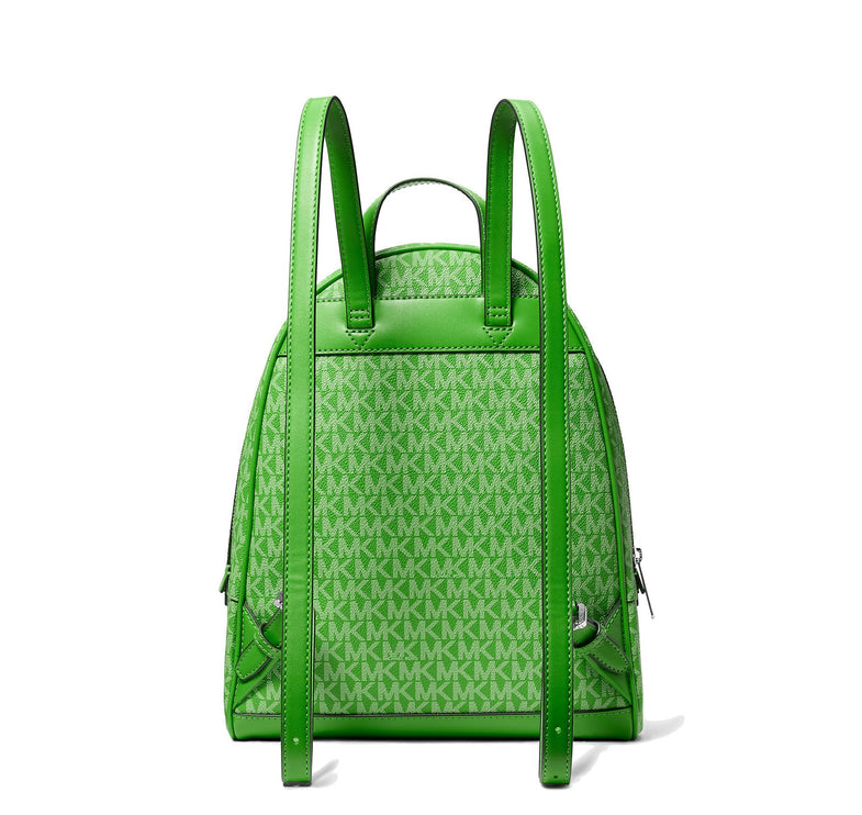 Michael Kors Women's Rhea Medium Signature Logo Backpack Jungle