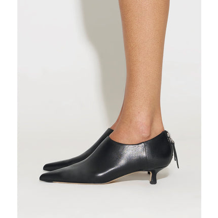 AEYDE Women's Virun Pointed Sock Boots Black Nappa