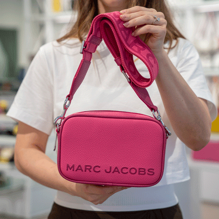 Marc Jacobs Women's Flash Leather Crossbody Bag Pink