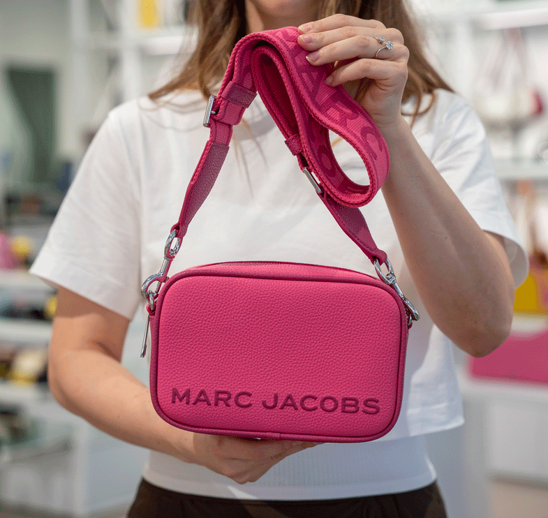 Marc Jacobs Women's Flash Leather Crossbody Bag Pink