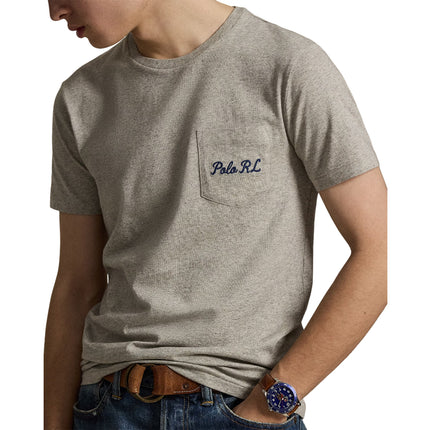 Polo Ralph Lauren Men's Classic Fit Polo Bear Jersey T-Shirt Loft Heather/Heritage Bear