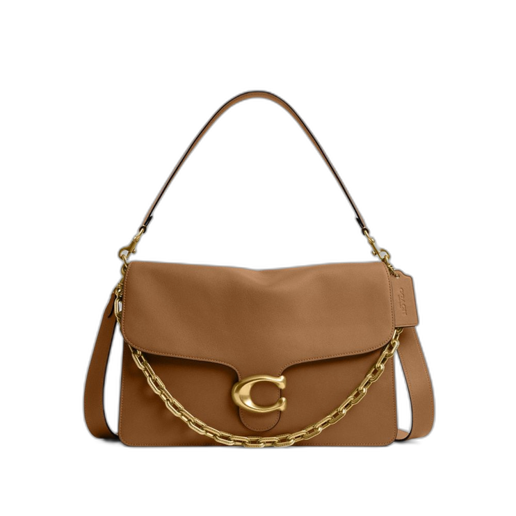 Coach Women's Chain Tabby Shoulder Bag 35 Brass/Honey Brown