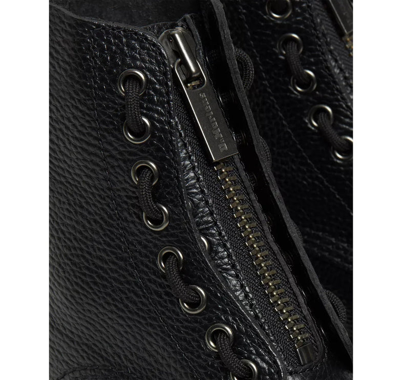 Dr. Martens Unisex Sinclair Millet Nappa Leather Platform Boots Black