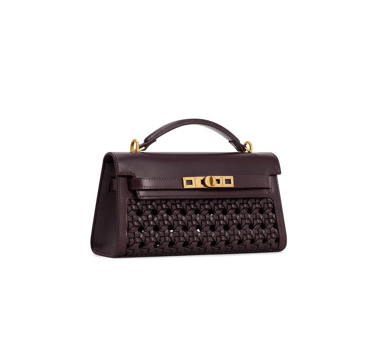 JW PEI Women's Noor Top Handle Bag Dark Red