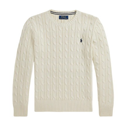 Polo Ralph Lauren Boy's Cable-Knit Cotton Sweater Andover Cream