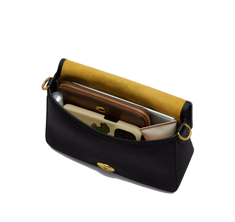 Coach Women's Soft Tabby Shoulder Bag Brass/Black