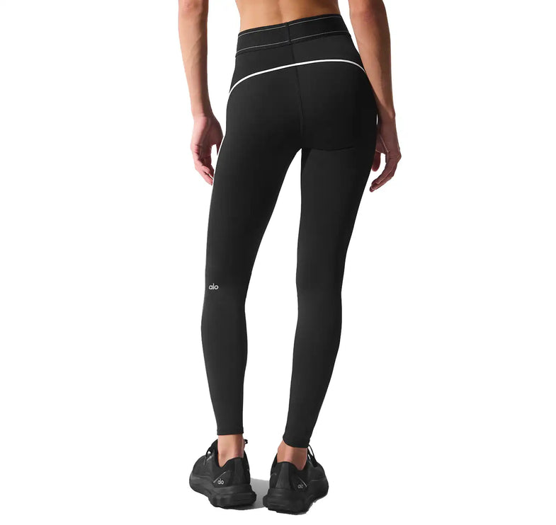 alo Women's Airlift High-Waist Suit Up Legging Black/White