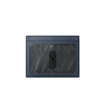 Michael Kors Men's Cooper Pebbled Leather Card Case Navy