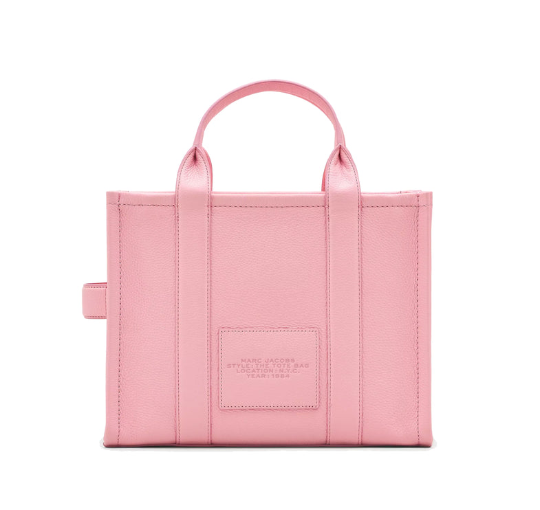 Marc Jacobs Women's The Leather Medium Tote Bag Ribbon Pink