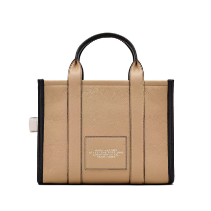 Marc Jacobs Women's The Colorblock Medium Tote Bag Camel Multi