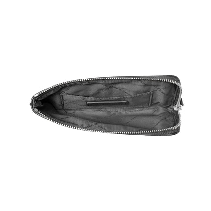Michael Kors Women's Jet Set Travel Small Wristlet Silver/Black