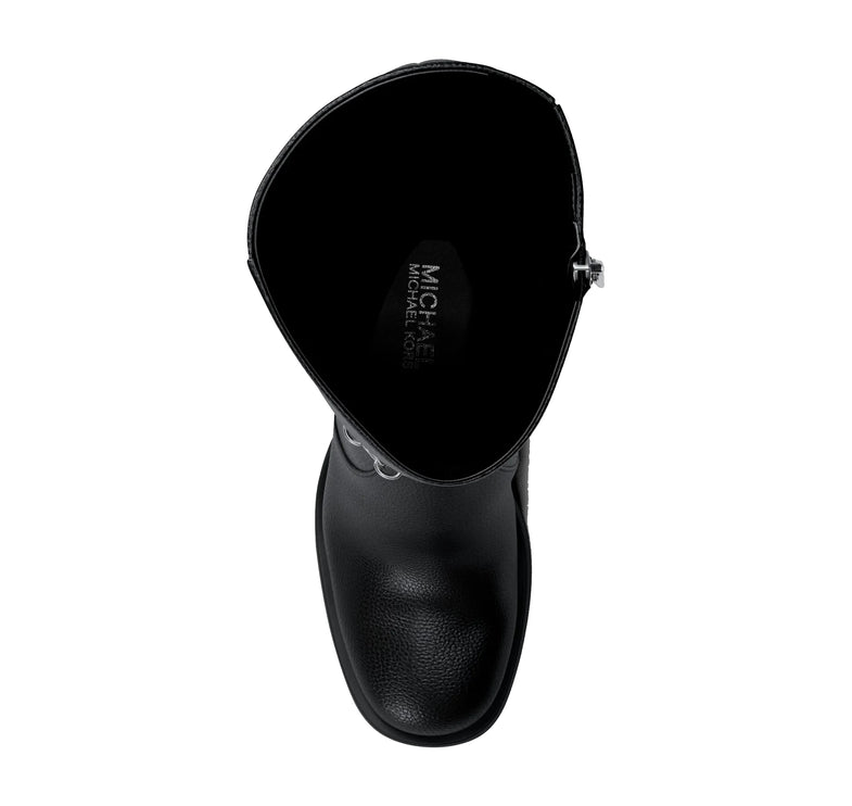 Michael Kors Women's Kacey Block Heel Boot Black