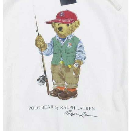 Polo Ralph Lauren Men's Polo Bear Fleece White - Hemen Kargoda