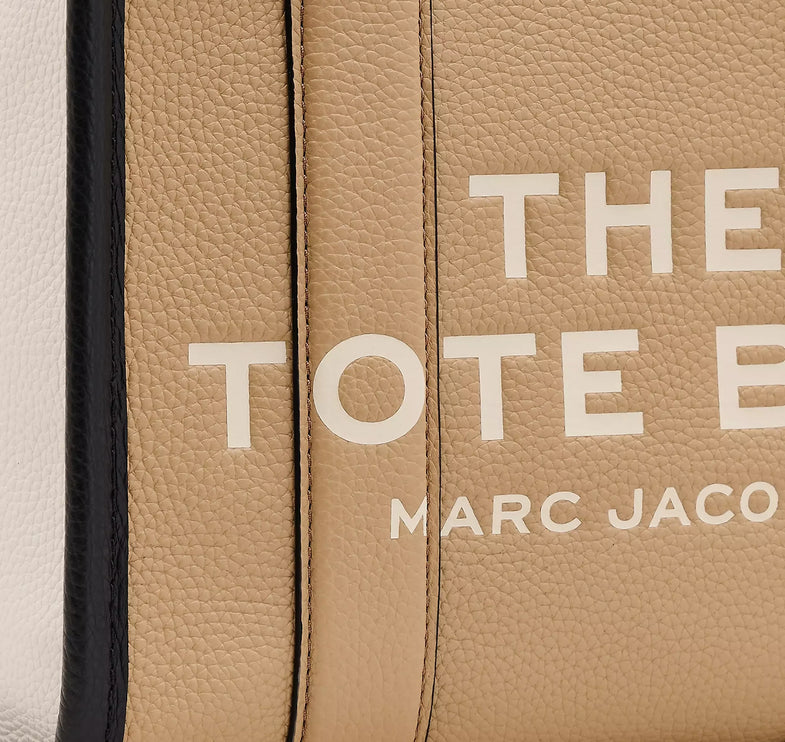 Marc Jacobs Women's The Colorblock Small Tote Bag Camel Multi