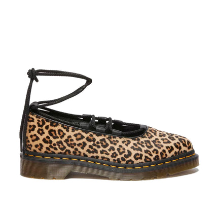 Dr. Martens Women's Elphie II Leopard Ballet Flats Light Tan