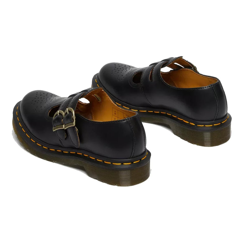 Dr. Martens Women's 8065 Smooth Leather Mary Jane Shoes Black