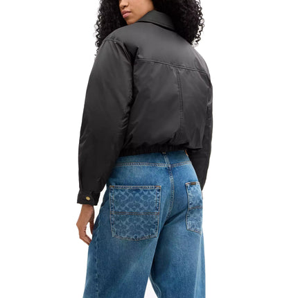 COACH Women's Heritage C Blouson Puffer Black