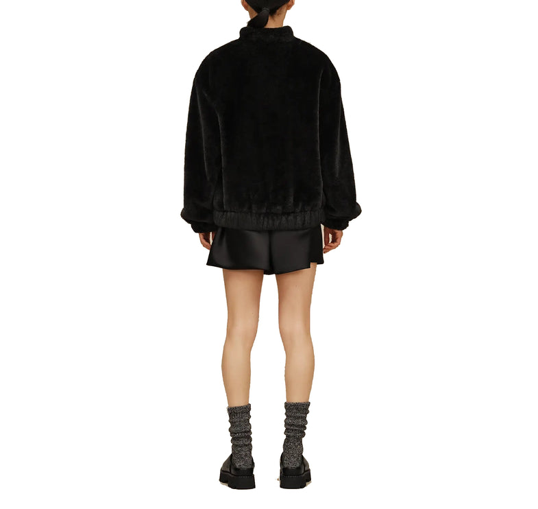 UGG Women's Tash Faux Fur Jacket Black