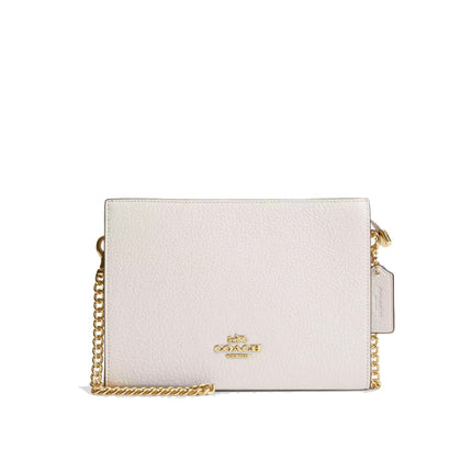 Coach Women's Slim Crossbody Gold/Chalk