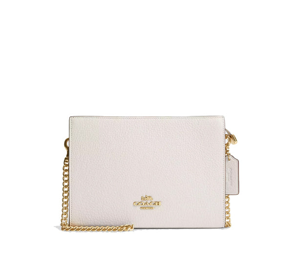 Coach Women's Slim Crossbody Gold/Chalk