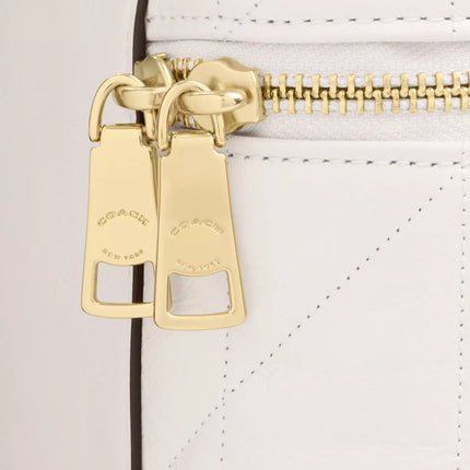 Coach Women's Rainer Crossbody Bag 18 With Quilting Gold/Chalk