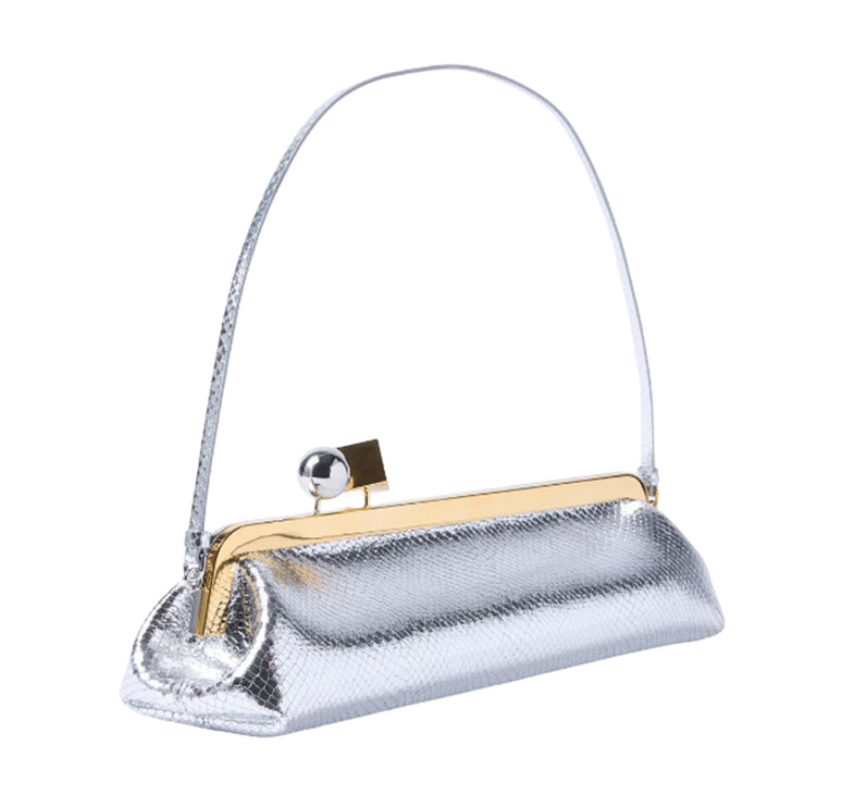Jacquemus Women's The Salon Clutch Silver