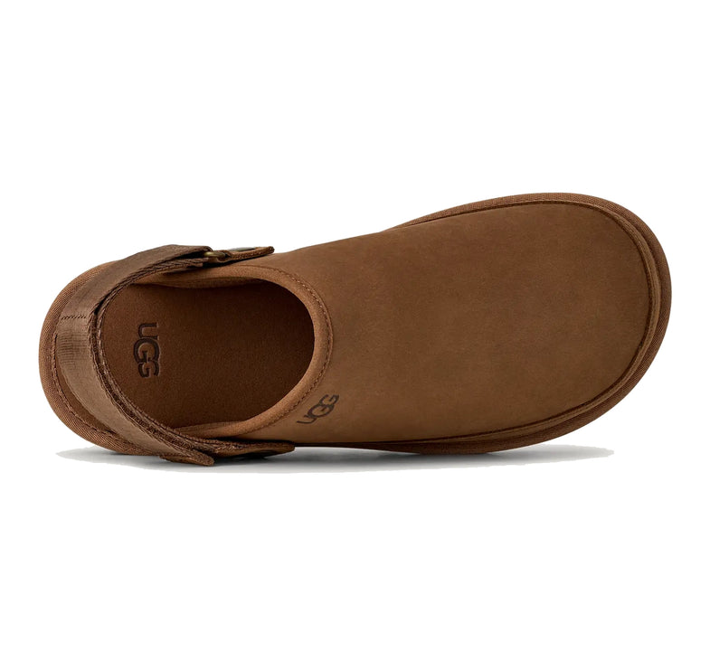 UGG Men's Goldencoast Clog II Nubuck Dark Chestnut