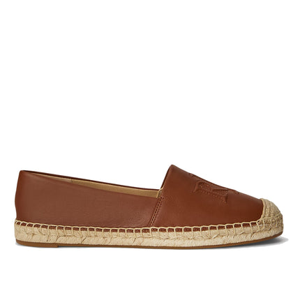 Polo Ralph Lauren Women's Cameryn Nappa Leather Espadrille Lauren Tan