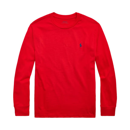 Polo Ralph Lauren Boy's Cotton Jersey Long-Sleeve Tee RL 2000 Red