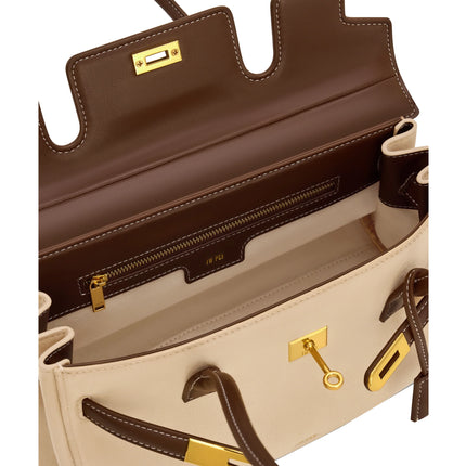 JW PEI Women's Yara Faux Suede Shoulder Bag Dark Brown