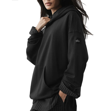 alo Women's Double Take Hoodie Black