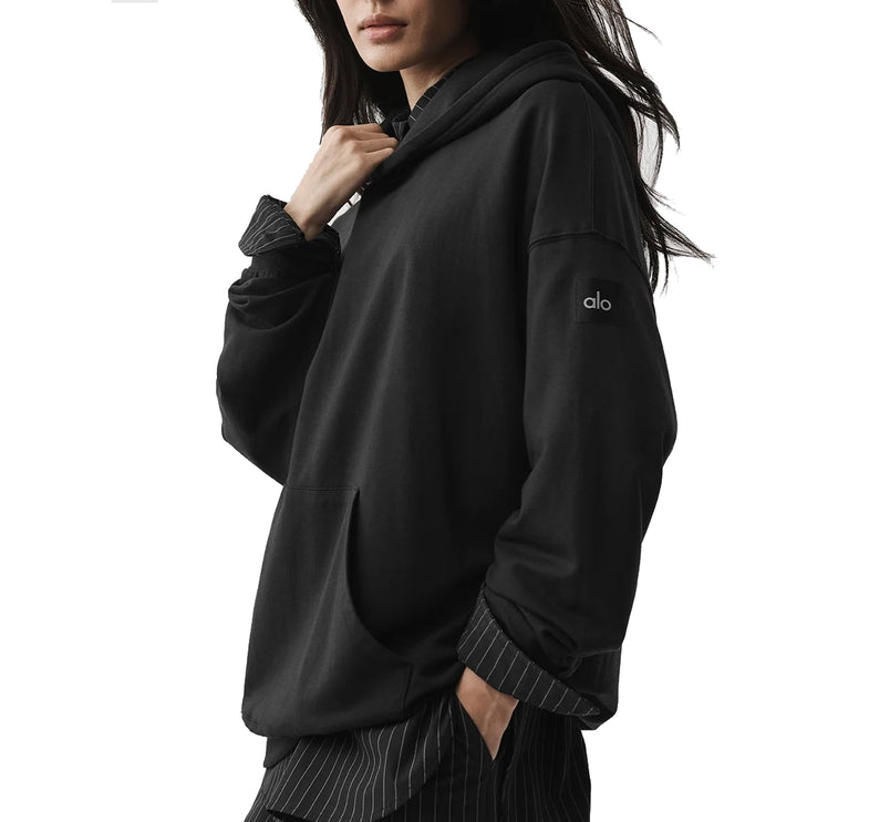 alo Women's Double Take Hoodie Black