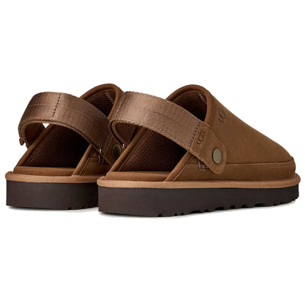 UGG Men's Goldencoast Clog II Nubuck Dark Chestnut