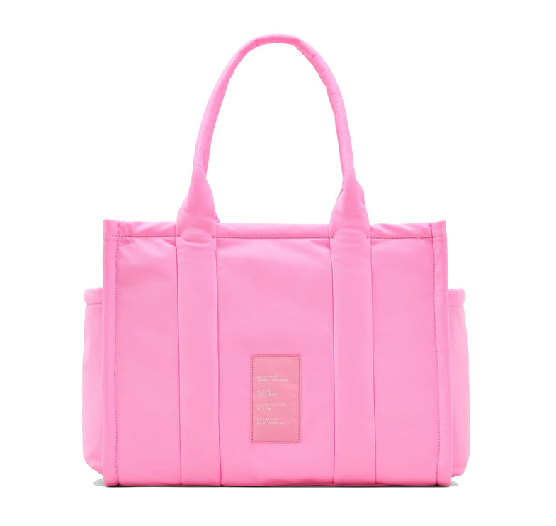 Marc Jacobs Women's The Puffy Nylon Large Tote Bag Confetti Pink