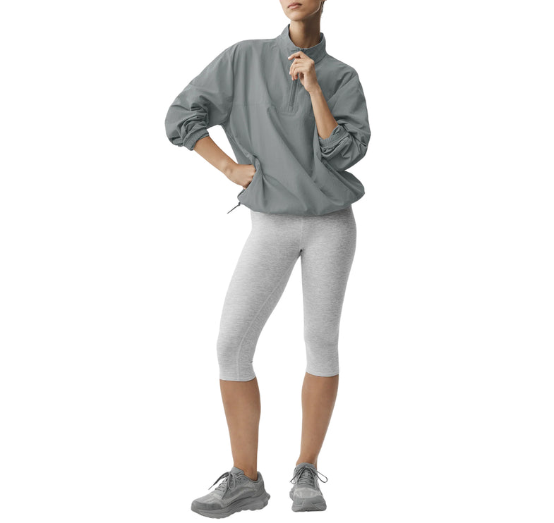 alo Women's Light Weight Takeaway Track Pullover Monument