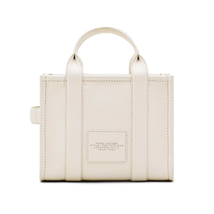 Marc Jacobs Women's The Leather Small Tote Bag Cotton/Silver