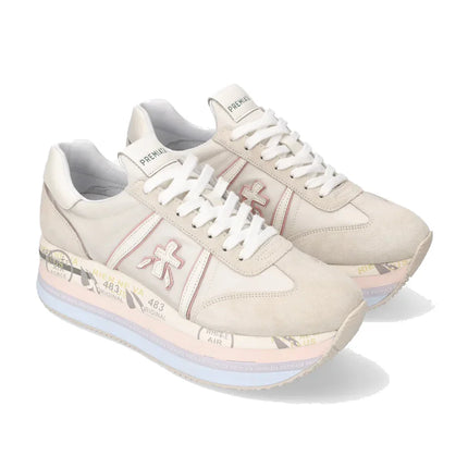 Premiata Women's Beth Sneakers Beige 6234 - Hemen Kargoda